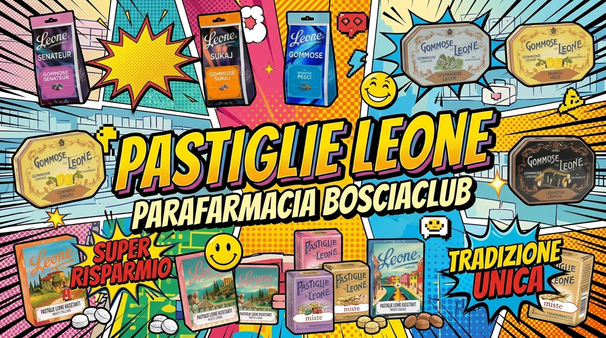Pastiglie Leone: dove trovarle? Qui su Parafarmacia Bosciaclub! Online e in negozio