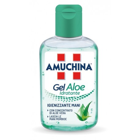 Amuchina gel aloe disinfettante mani con proprietà idratanti 80 ml