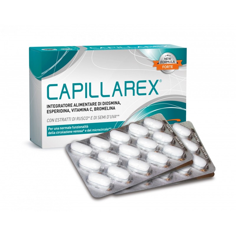 Capillarex 30 Compresse integratore per gambe gonfie e pesanti