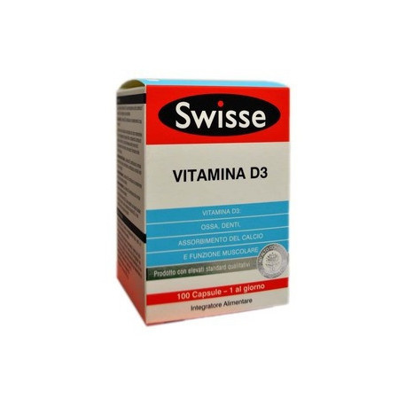 Swisse Vitamina D3 integratore alimentare 100 Capsule