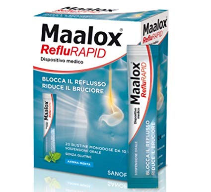 Maalox reflurapid foglietto illustrativo
