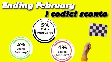 Ending february: I codici sconto
